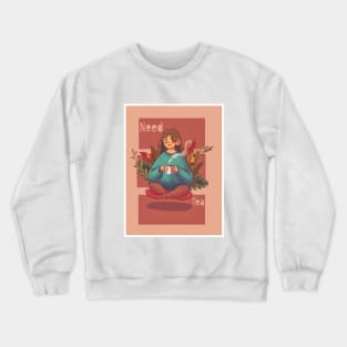 Tea girl Crewneck Sweatshirt